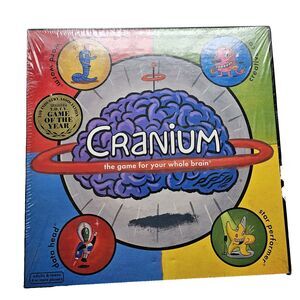 CRANIUM The Game For Your Whole Brain 2002 Board Game /New and Sealed